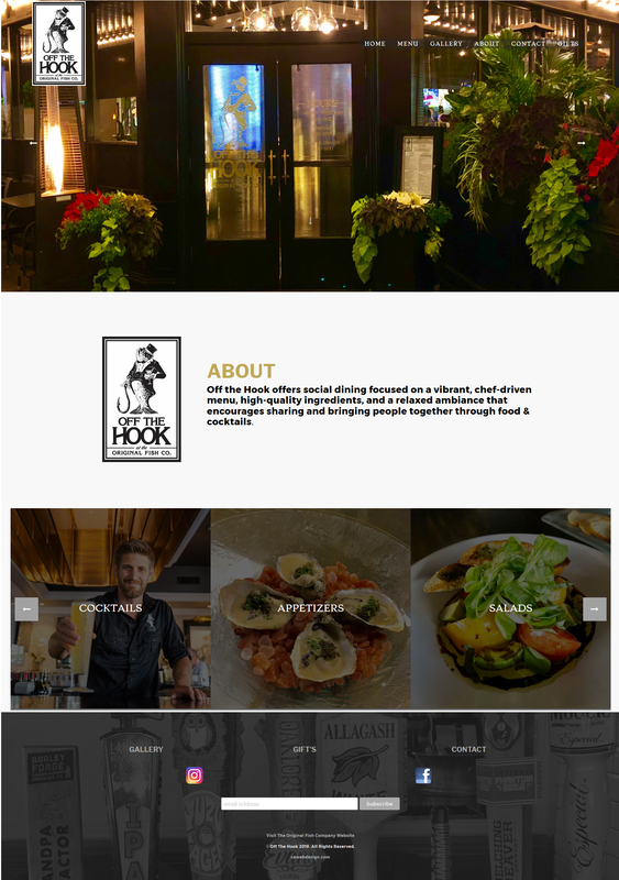 Web Design for Restaurants 